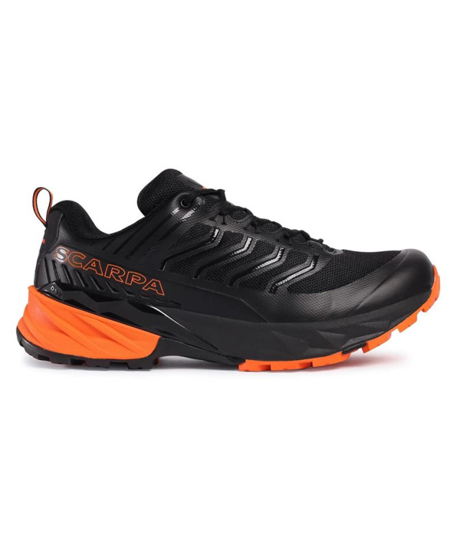 Sapatilhas de Trail Scarpa Rush Preto-Laranja Shc Free-D Homem