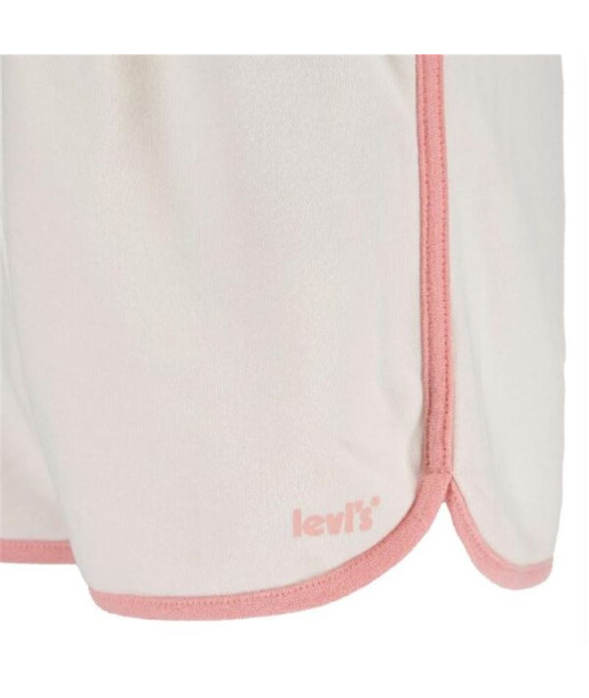 Calças Levi's Dolphin White Alyssum para menina