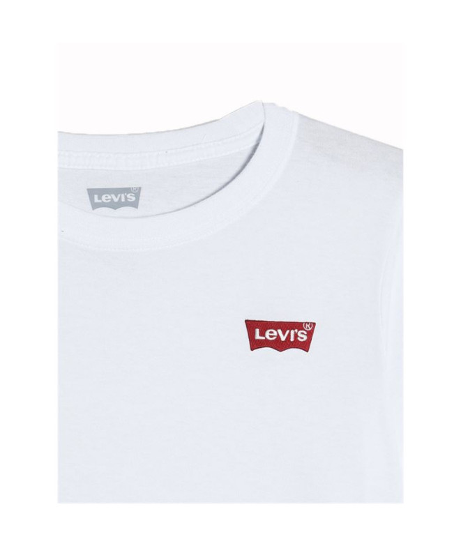 T-shirt Levi's Batwing Chest White para rapaz