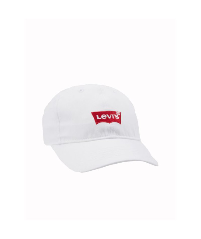 Boné Levi's Lan Core Batwing Curve Brimcap Branco