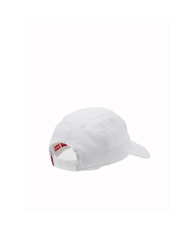 Boné Levi's Lan Core Batwing Curve Brimcap Branco