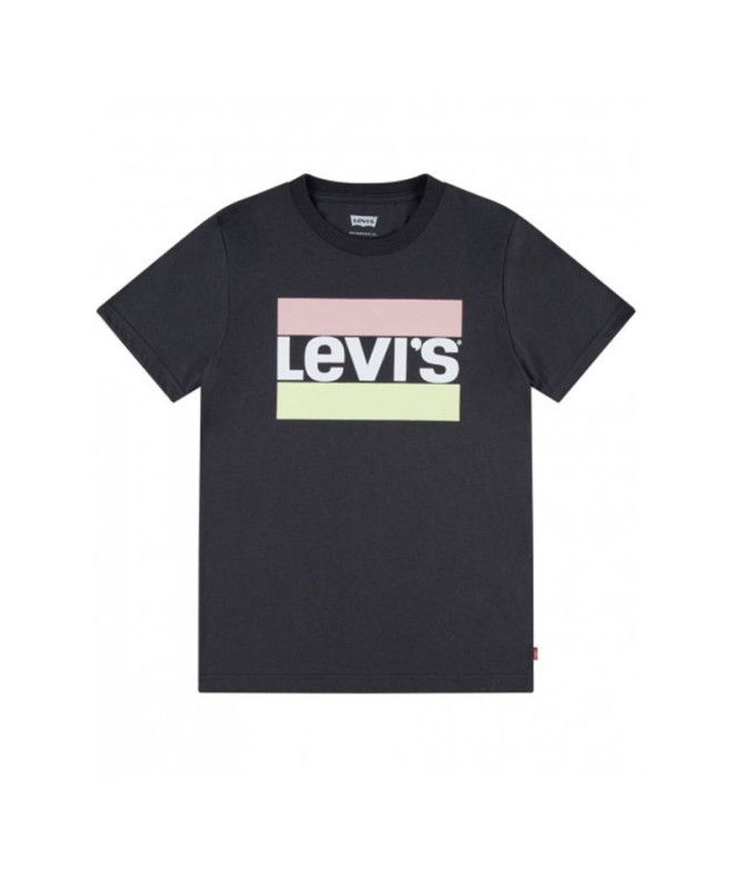 T-shirt de rapaz com logótipo Levi's Sportswear Dark Shadow