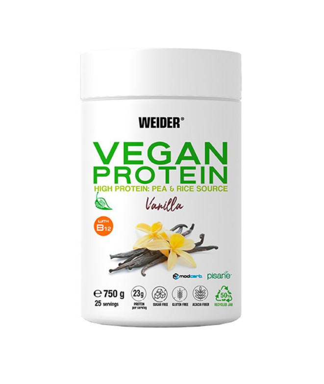 Proteina Vegana Weider 750G Vanilla