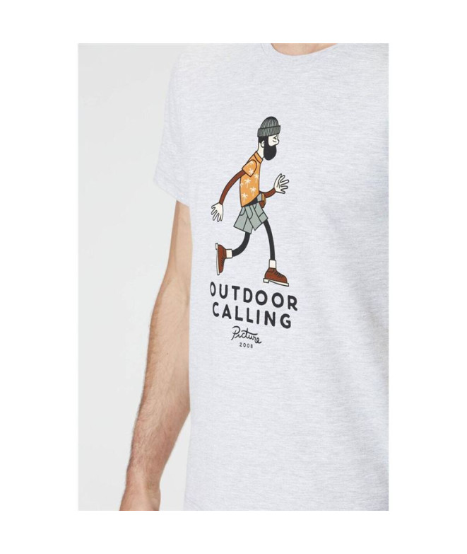 T-shirt cinzenta Picture Murray para homem