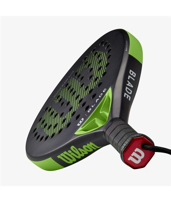Pala de Pádel Wilson Blade Elite V2 Negro Verde