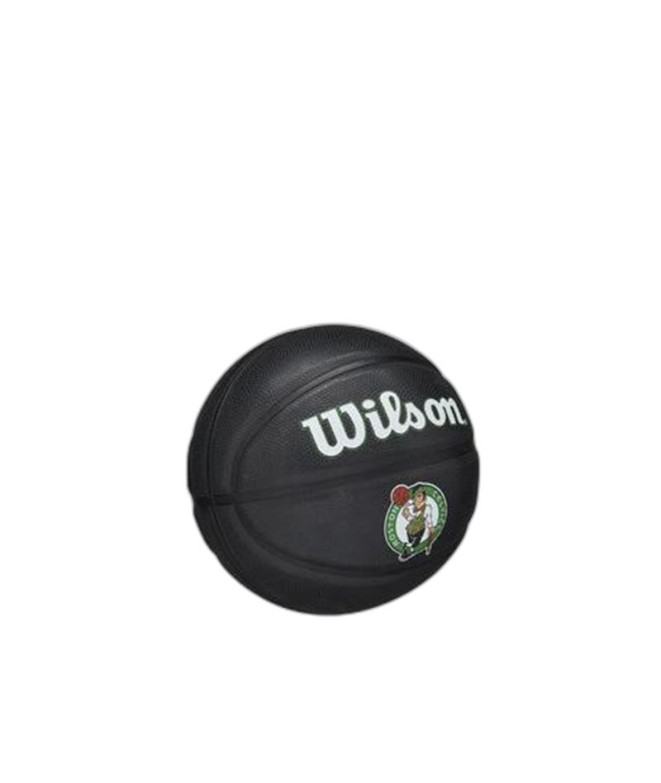 Bolas de basquetebol Wilson Bolas de basquetebol Nba Team Tribute Mini Black Bos Bos Celtics
