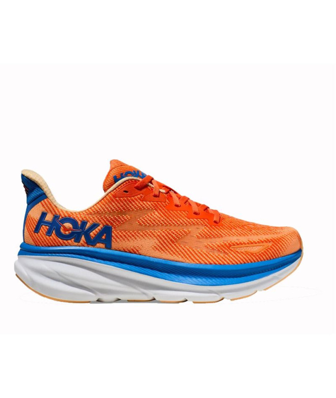 Chaussures De Running HOKA Clifton 9 Orange Homme