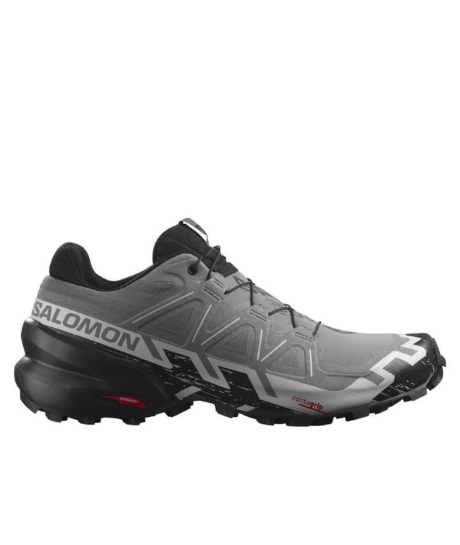 Chaussures de running Salomon Speedcross 6 Hommes Gris/Noir/Gris