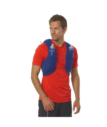 Gilet de running Salomon Adv Skin 12 Bleu 2