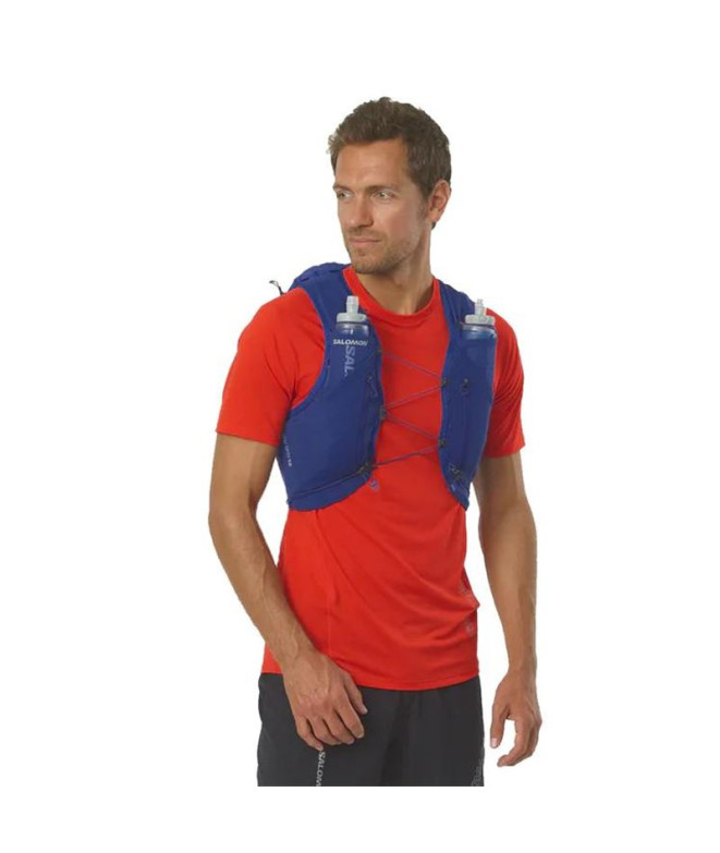 Gilet de running Salomon Adv Skin 12 Bleu