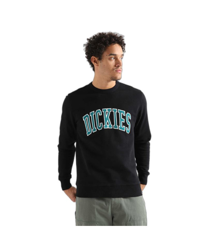 Sweatshirt Dickies Aitkin Blk/Deep Lake Hommes