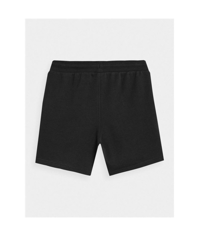 Pantalones 4F Shorts Cas M049 Niño Deep Negro