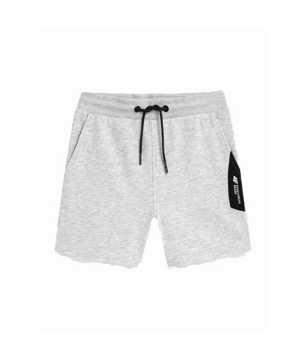 Pantalon 4F Short Cas M049 Garçon Froid Gris clair