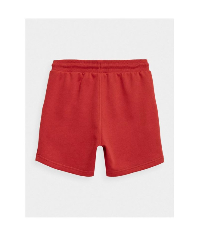 Calças 4F Calções Cas M049 Rapaz Vermelho