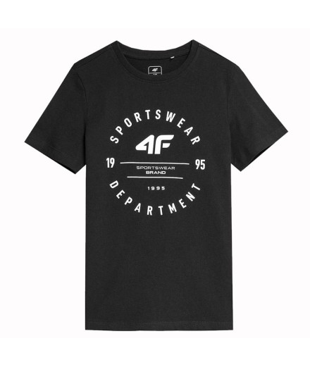 Camiseta 4F M294 Niño Deep Negro