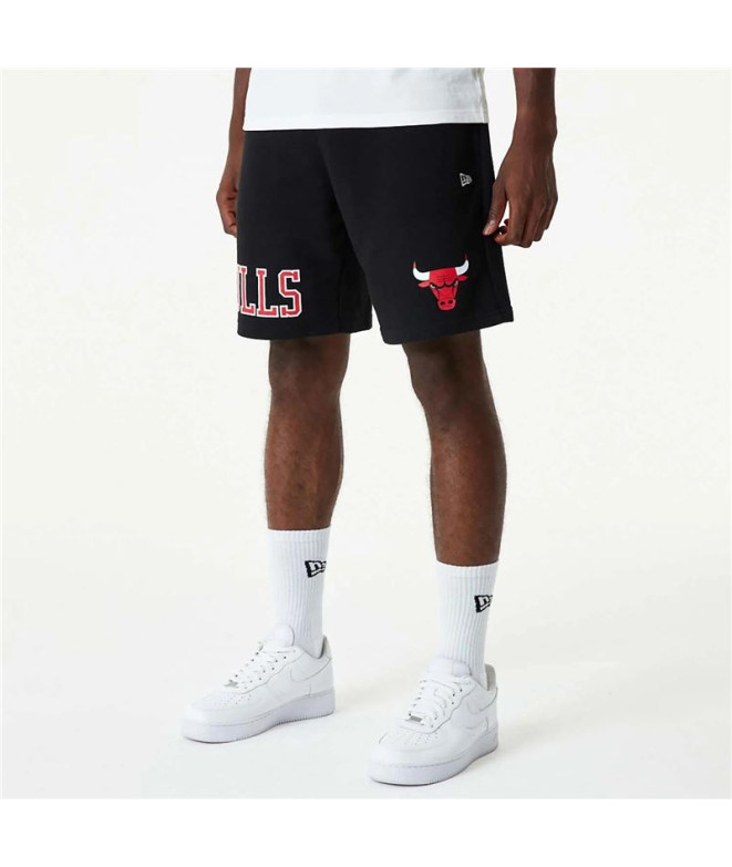 Calças New Era NBA Chicago Bulls Homem Preto