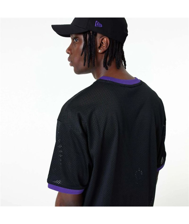 New Era NBA Mesh LA Lakers Men's Black T-Shirt