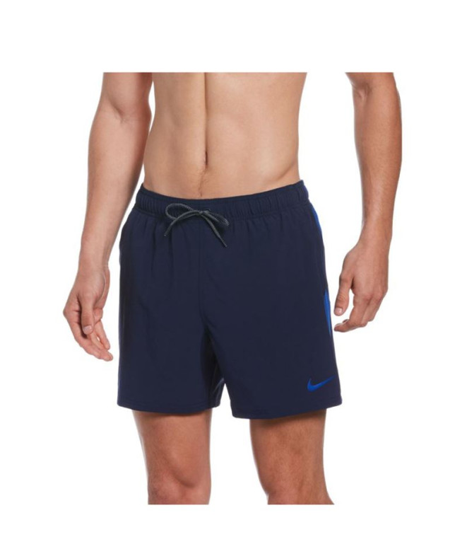 Fato de banho Nike 5" Volley Homem Azul-marinho