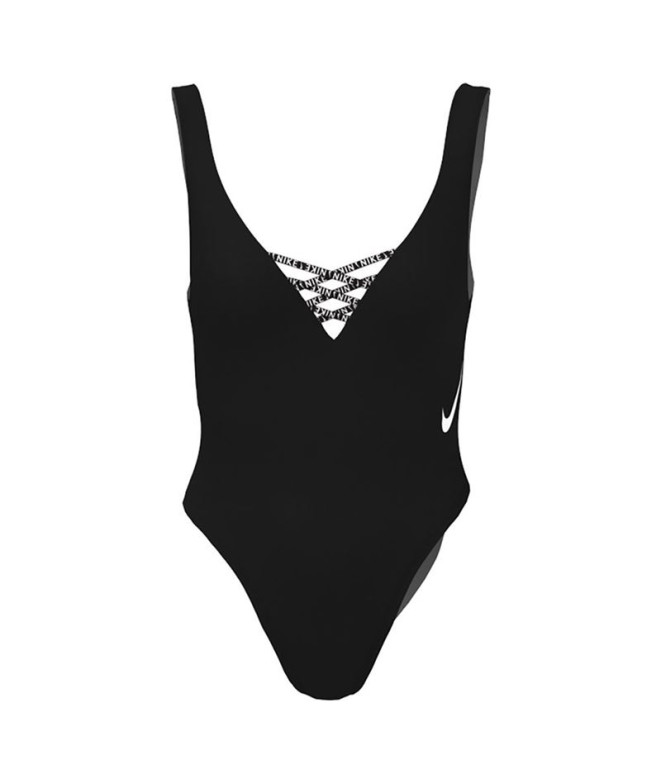 Fato de banho Nike U-Back One Piece Feminino Preto