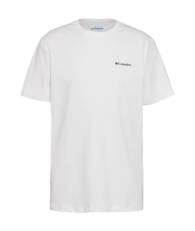 Camiseta de Montaña Columbia Csc Basic Logo™ Blanco Hombre
