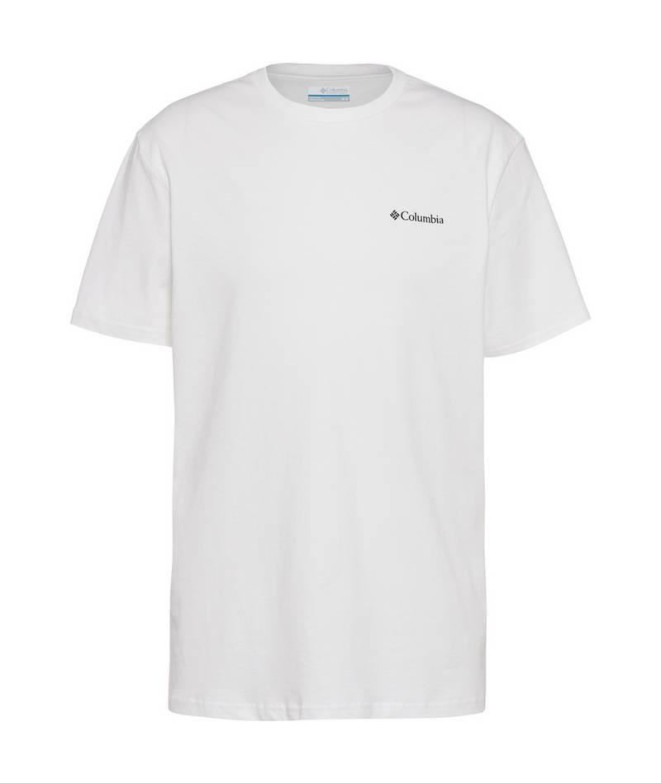 Columbia Csc Basic Logo™ T-Shirt Homme Montagne Blanc