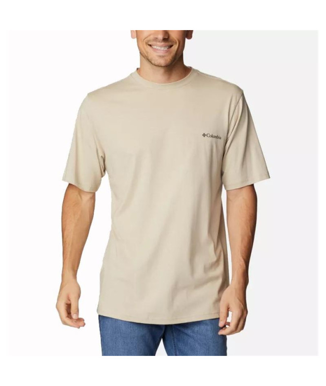 Camiseta de Montaña Columbia Csc Basic Logo™ Marrón Hombre