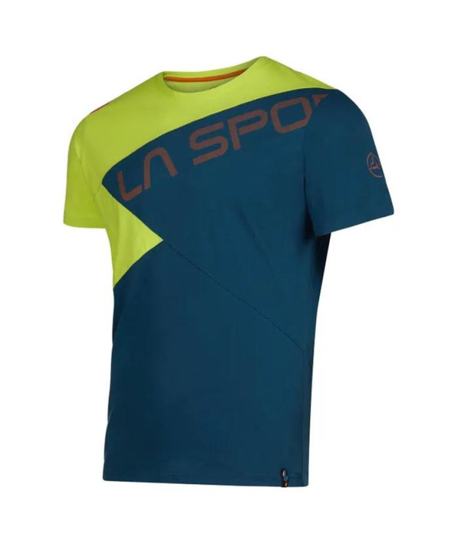 Camiseta de trail La Sportiva Float Stor Blue Homem