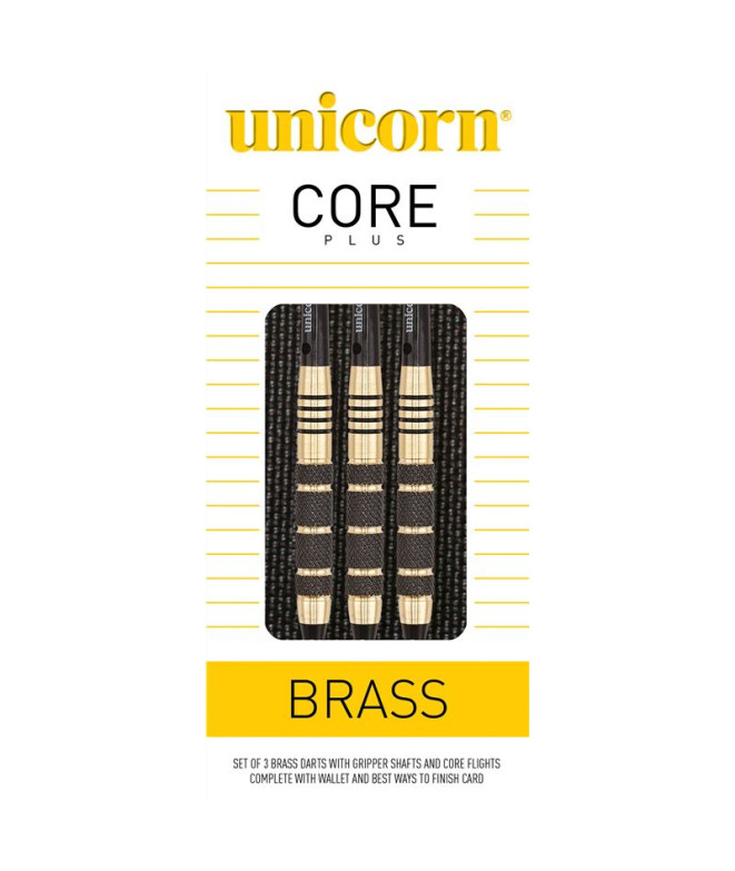 Set 3 dardos p.blanda Atipick Core Plus Brass 19gr