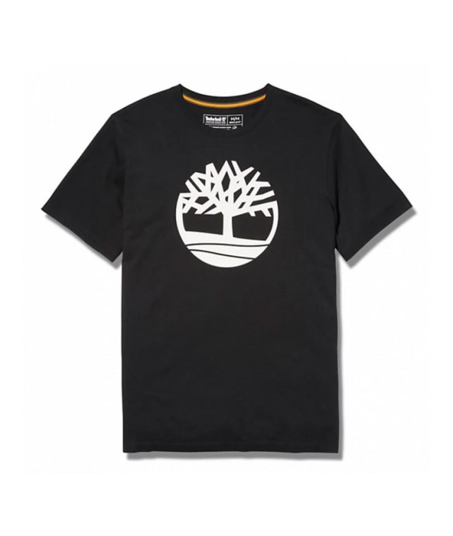 Camiseta Manga curta Timberland Logótipo da árvore Preto Homem