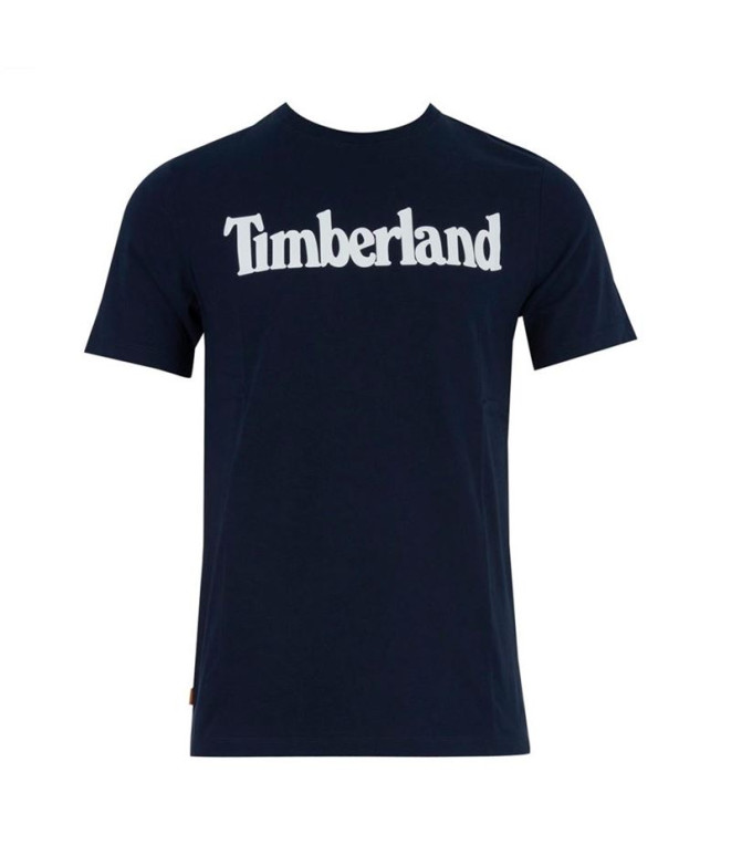T-shirt Timberland Kennebec Linear Homem Escuro