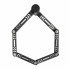 Cadeado Kryptonite dispositivo antirroubo KryptoLok dobrável 85cm