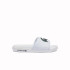 Tongs Lacoste Croco Dualiste Synthetic Logo Strap Blanc Femme