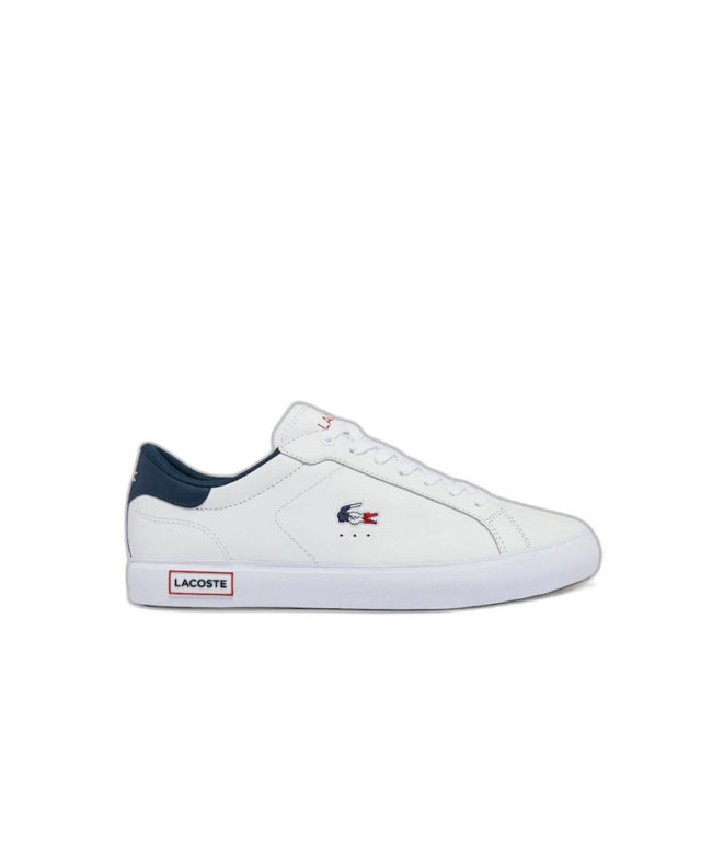 Chaussures Lacoste Powercort Tri2 Blanc Chaussures Hommes