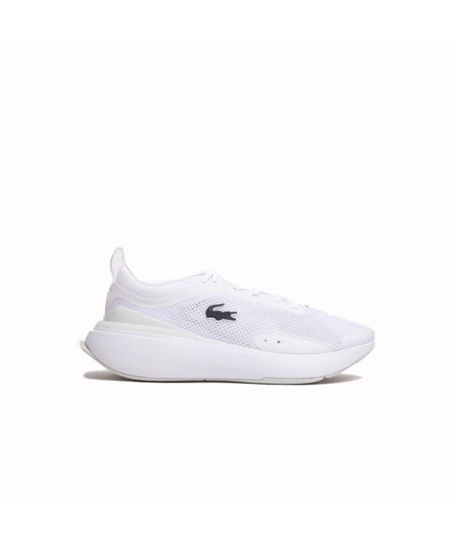 Chaussures Lacoste Run Spin Evo Textile Blanc Chaussures Hommes
