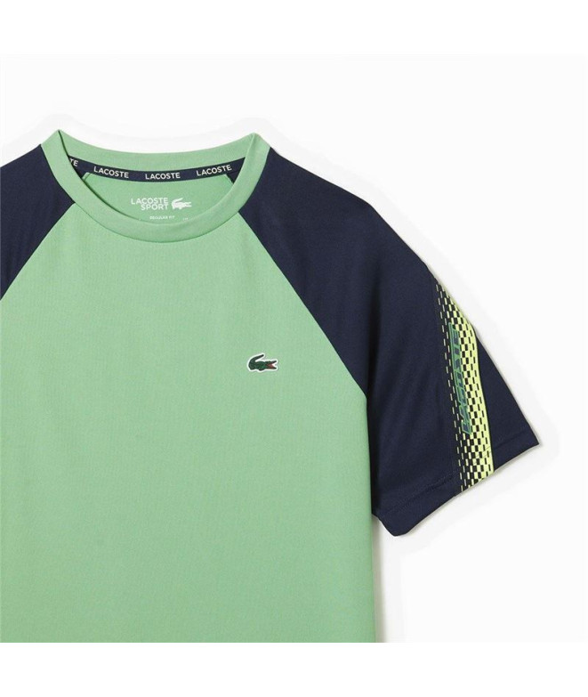 Camiseta Lacoste Sport Regular Fit Color-Block...