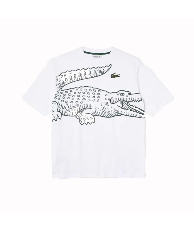 T-shirt Lacoste Loose Fit Organic Cotton White Men's