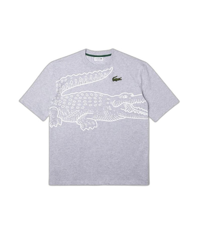 T-shirt Lacoste Loose Fit Organic Cotton Grey Man