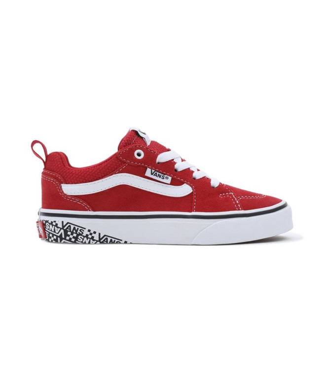 Chaussures Vans YT Filmore Rouge