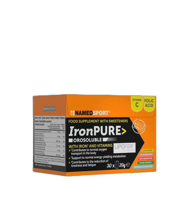 Multivitaminico NamedSport Ironpure Orosoluble 30 Sobres