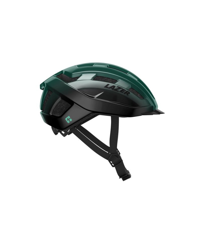 Capacete ciclismo Lazer de Capacete Codax KC CE-CPSC Verde Escuro Preto