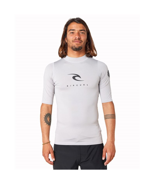 T-shirt Rip Curl Licra Rip Curl Corps S/S Homme Blanc