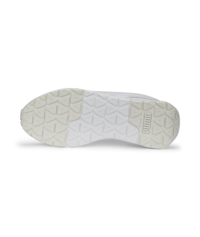 Chaussures Puma R22 pour femmes, gris vaporeux