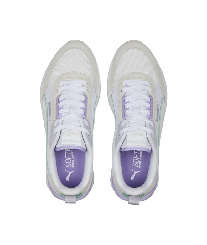 Chaussures Puma R22 pour femmes, gris vaporeux