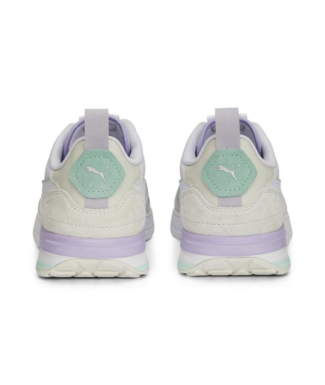 Chaussures Puma R22 pour femmes, gris vaporeux