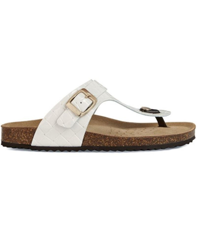 Sandales Geox Brionia Femme Blanc