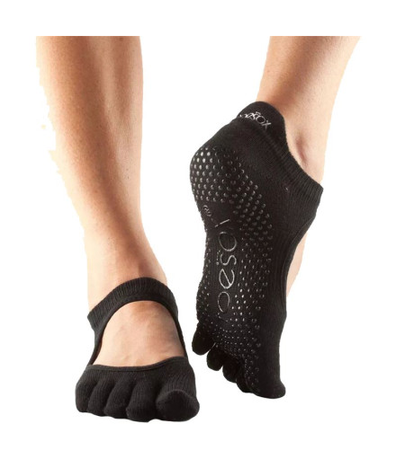 Meias Atipick yoga com os dedos Preto