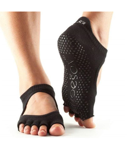 Calcetines yoga sin dedos Atipick Negro Calcetines yoga sin dedos Atipick Negro