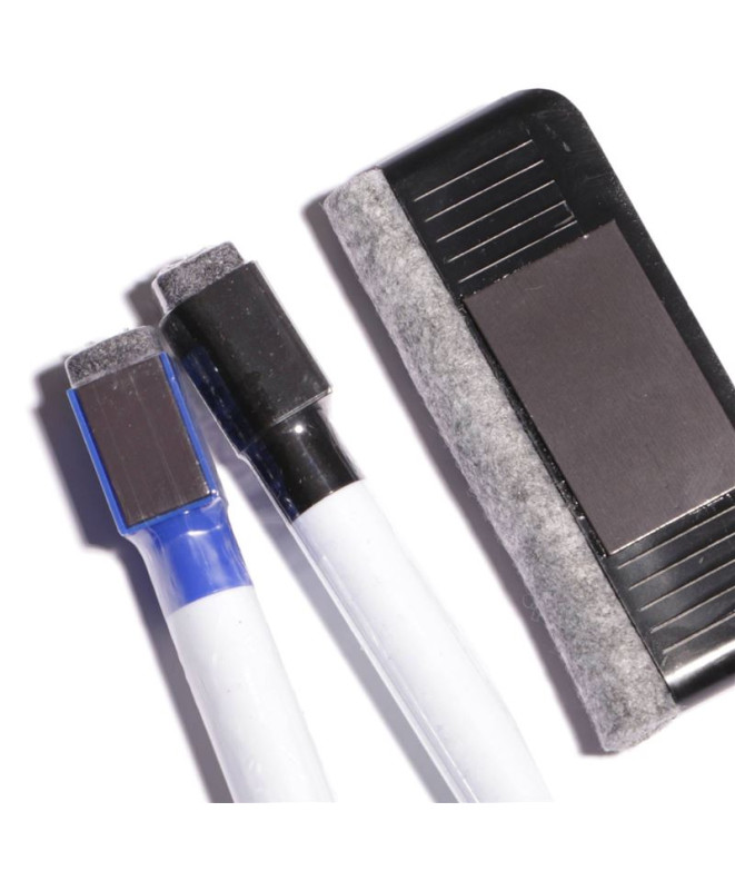 Conjunto de marcadores e borrachas Reto Zastor