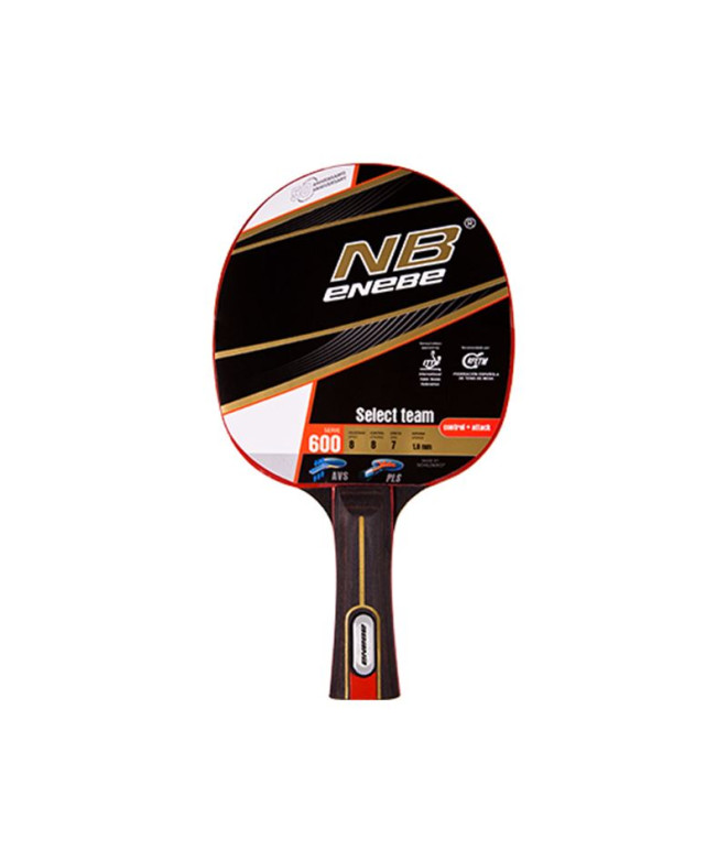 Pala de ping-pong Enebe Select Team 600 Red