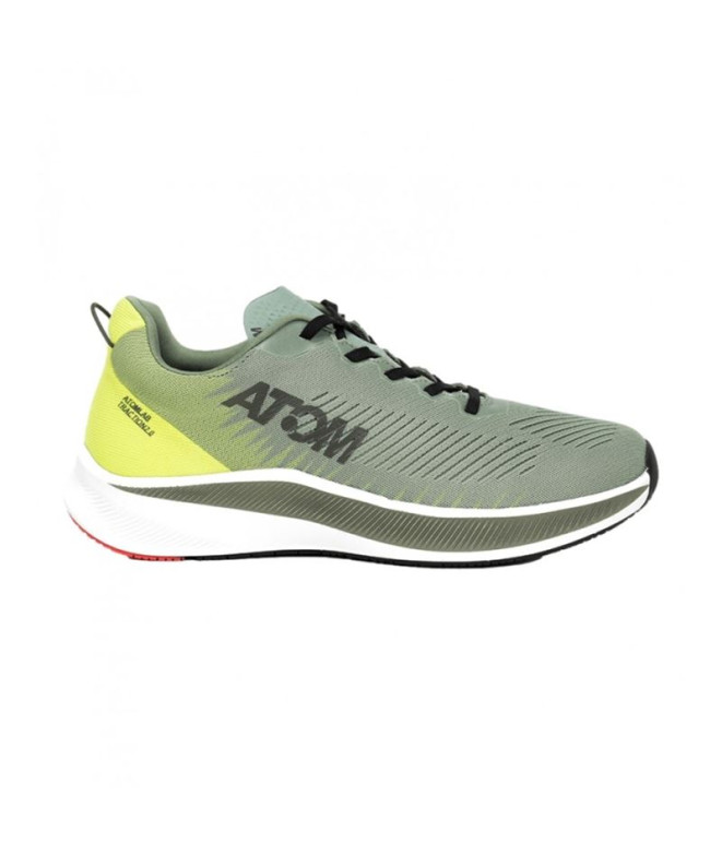 Chaussures Running de Atom AT134 Green Homme